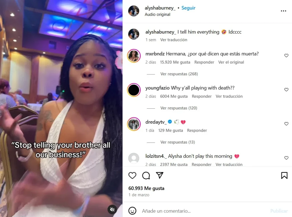 A sus 24 años murió la Youtuber Alysha Burney