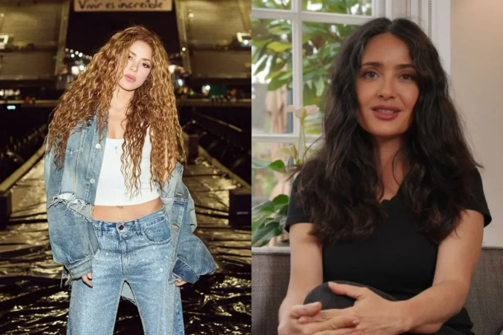 Shakira y Salma Hayek