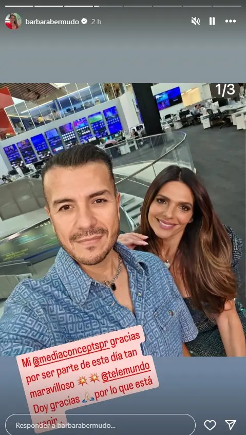 Bárbara Bermudo regresó a Telemundo