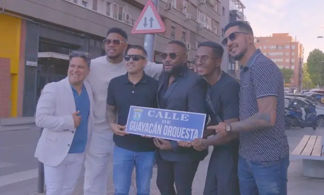 Guayacán Orquesta tiene su propia calle en Madrid