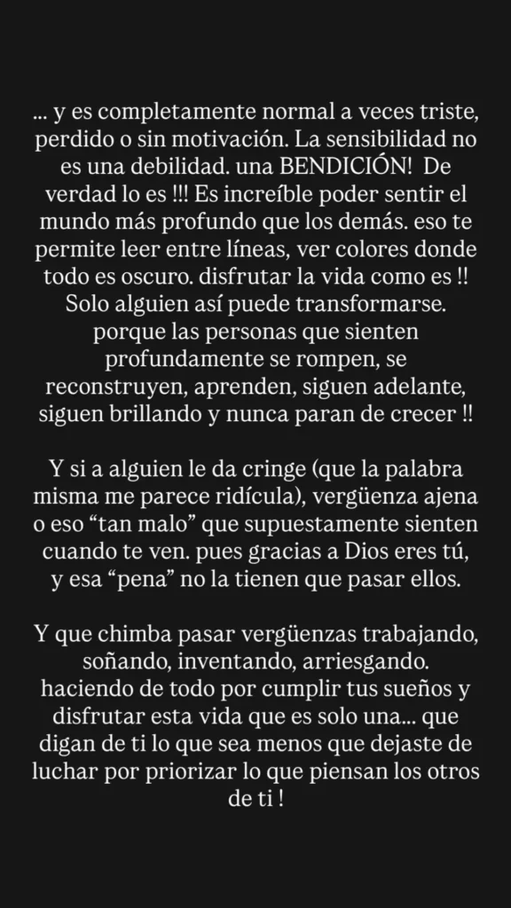 El mensaje de Karol G a los artistas "Tu valor no se mide en likes"