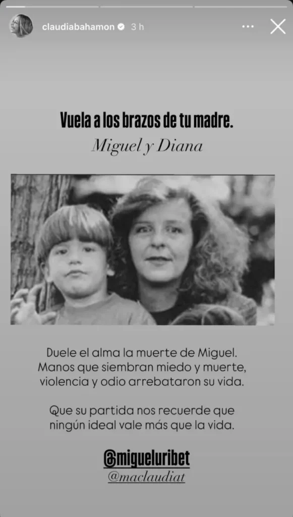 Celebridades colombianas también alzaron su voz tras muerte de senador Miguel Uribe Turbay