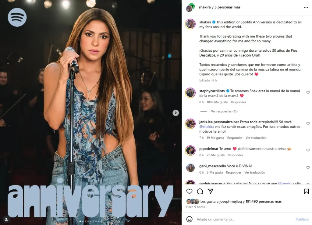 Shakira celebra junto a Ed Sheeran y Béele su carrera musical 1 Shakira celebra junto a Ed Sheeran y Béele su carrera musical