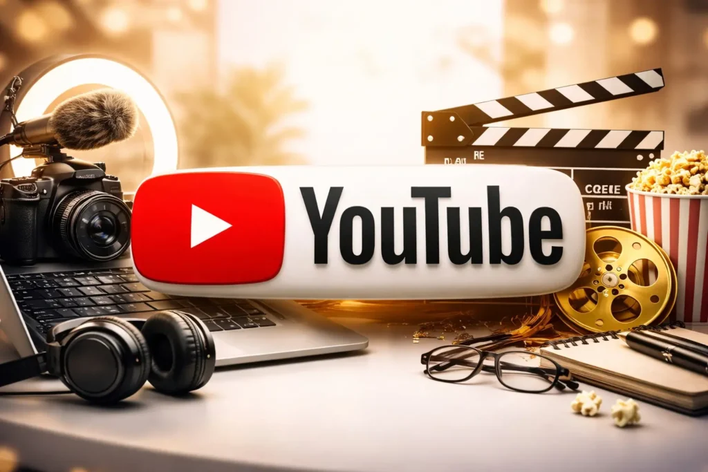 La transformación de YouTube en una potencia global del entretenimiento ha cambiado la manera en que los creadores construyen influencia y carrera en la era digital. Imagen generada con inteligencia artificial / XD HOY
