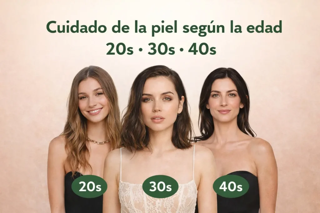 Tu piel cambia con los años. Tu rutina también debería hacerlo. Imagen generada con inteligencia artificial / XD HOY.