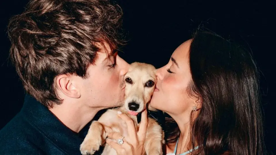 Leo el perro de Charles Leclerc también fue protagonista de su boda 1 Leo el perro de Charles Leclerc también fue protagonista de su boda