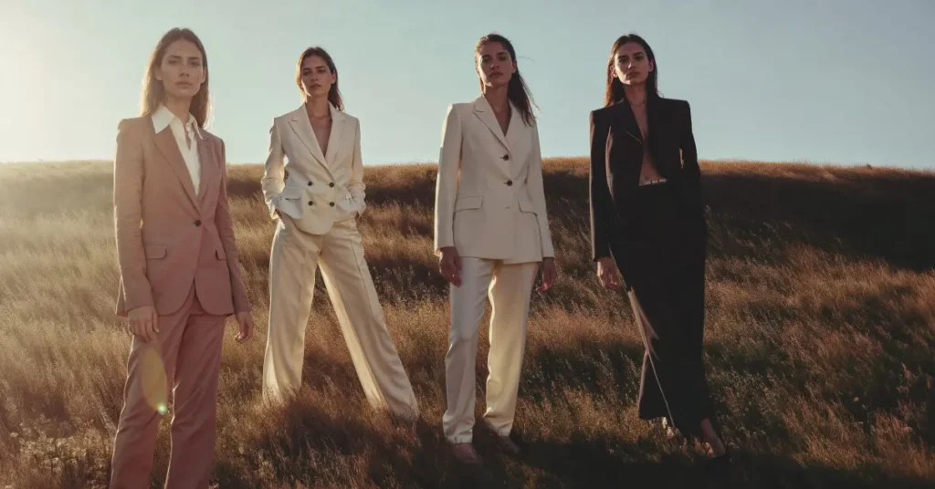 El quiet luxury apuesta por prendas de cortes impecables, colores neutros y materiales de alta calidad que reflejan una elegancia discreta. Foto: Sumissura.